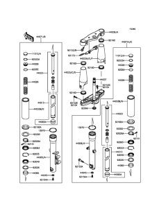 VN900 Передняя вилка