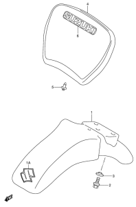 JR50 Переднее крыло