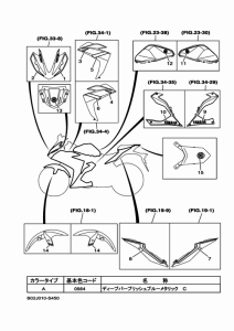 YZF-R3A エンブレム & ラベル 1