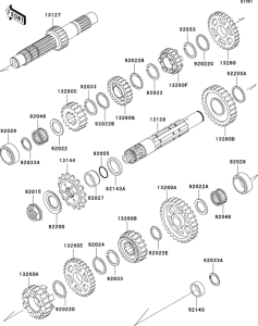 KL650 Трансмиссия
