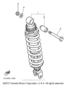 FJ1200ADC Амортизаторы задние