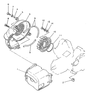 CY50R Air shroud. fan