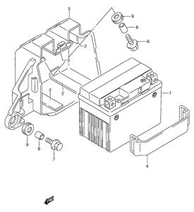 TS125 Аккумулятор