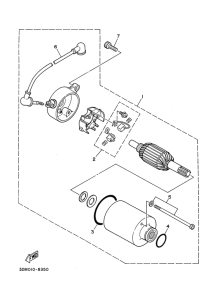 XV250 Стартер
