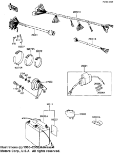 KL250 Электрика