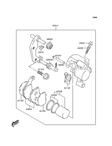 SC150 Передний тормоз