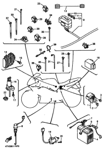YZF600R Equipo electrico
