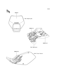  Decals(green)(klx250-e3)
