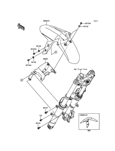 ER300 Крыло переднее