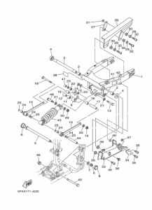 XV1700PC XV17PCZ Задний рычаг и подвеска