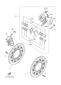 MT01 Передний тормоз