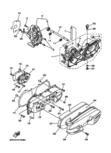 YL50 Картер двигателя
