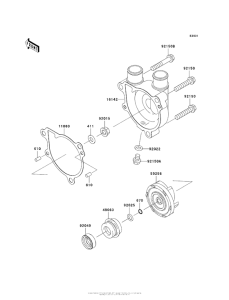 KL650 Водяной насос