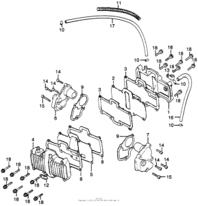  Крышка головки цилиндров