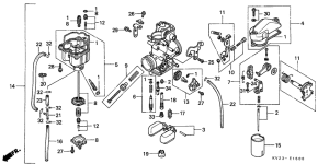 XLX350 Carburetor assy