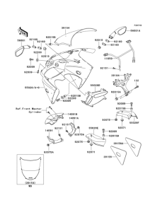 ZX600 Cowling(zx600-j3)