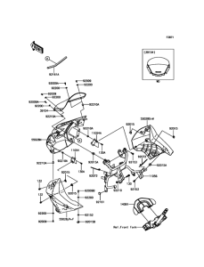 KL650 Обтекатели