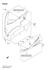 GSX-R750 Under cowling