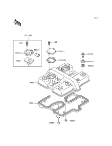 EX500 Крышка головки цилиндров