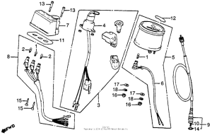 CB125S Спидометр