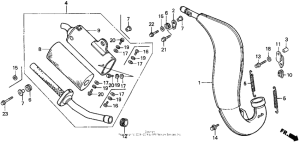 CR125R Глушитель