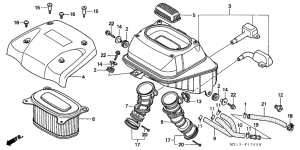 XRV750 Воздухоочиститель