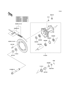  Задняя втулка