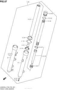UH200 Передняя вилка
