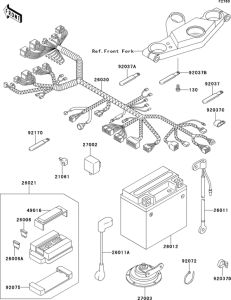 ZX500 Электрика