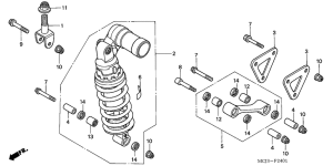 CBR900RR Rear cushion