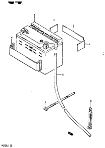 RG125 Аккумулятор
