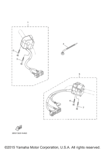 XT1200Z Рулевые переключатели