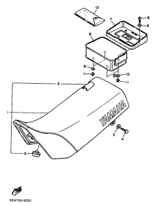 TT600W Сиденье