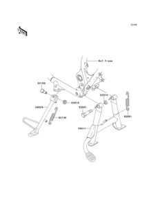 EJ650 Подножка