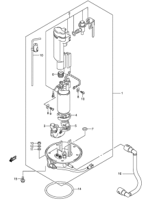 GSX-R600 Топливный насос