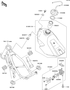  Топливный бак
