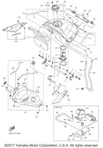 YZF-R1M Топливный бак