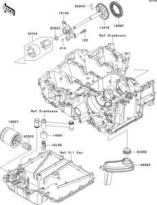 ZX1400 Масляный насос