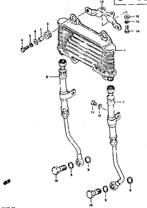 XN85 Масляный радиатор