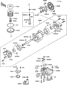 ZX1000 Oil pump(1 / 2)