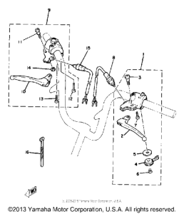MJ50 Handle switch-lever
