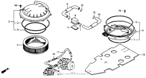 ST1100 Воздушный фильтр