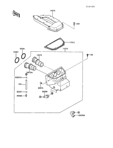 ZX1000 Воздушный фильтр