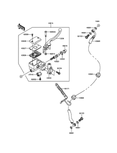 VN900 Главный тормозной цилиндр