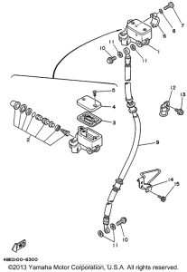XT225HC Главный тормозной цилиндр