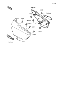 Z550 Боковые обтекатели