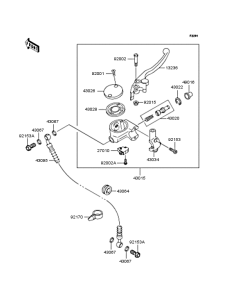 BJ250 Главный тормозной цилиндр