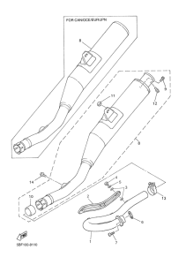 WR400F Выхлопная система