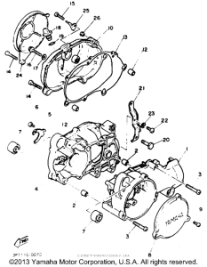 PW50E Картер двигателя
