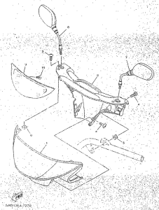 YN50R Обтекатель 1